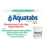 aquatabs food safe for the disinfection of fruit, vegetables, salad and meat etc