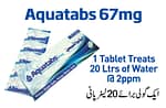 aquatabs 67mg for the treatment of 20 liters of water and best alternate of boiling water