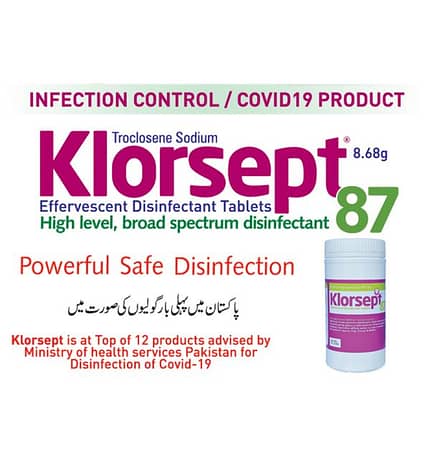 klorsept 87 for powerful safe disinfection